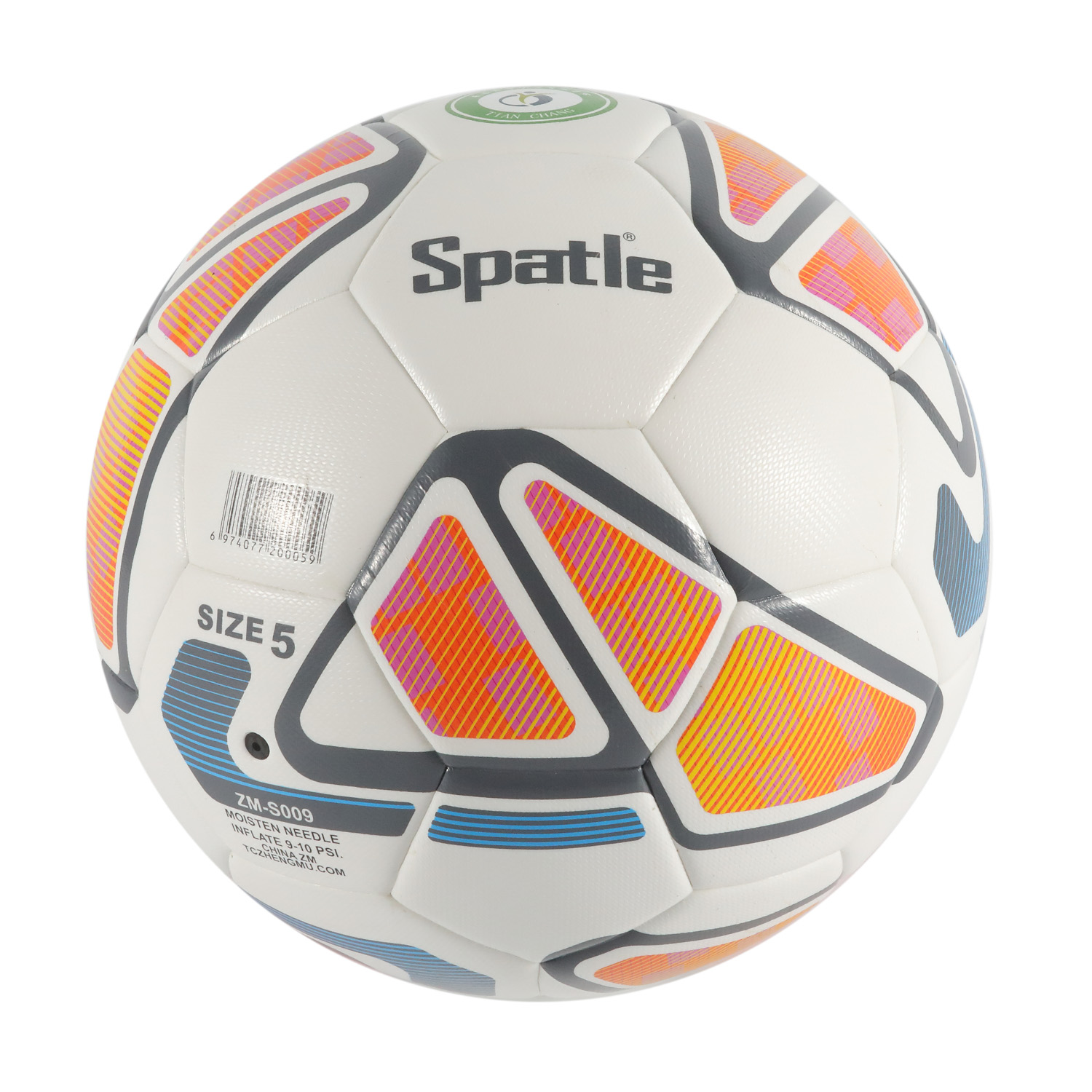 Traditionelles, maschinengenähtes Fußball-/Fußball-PVC-Cover Game&Match mit benutzerdefiniertem Logo