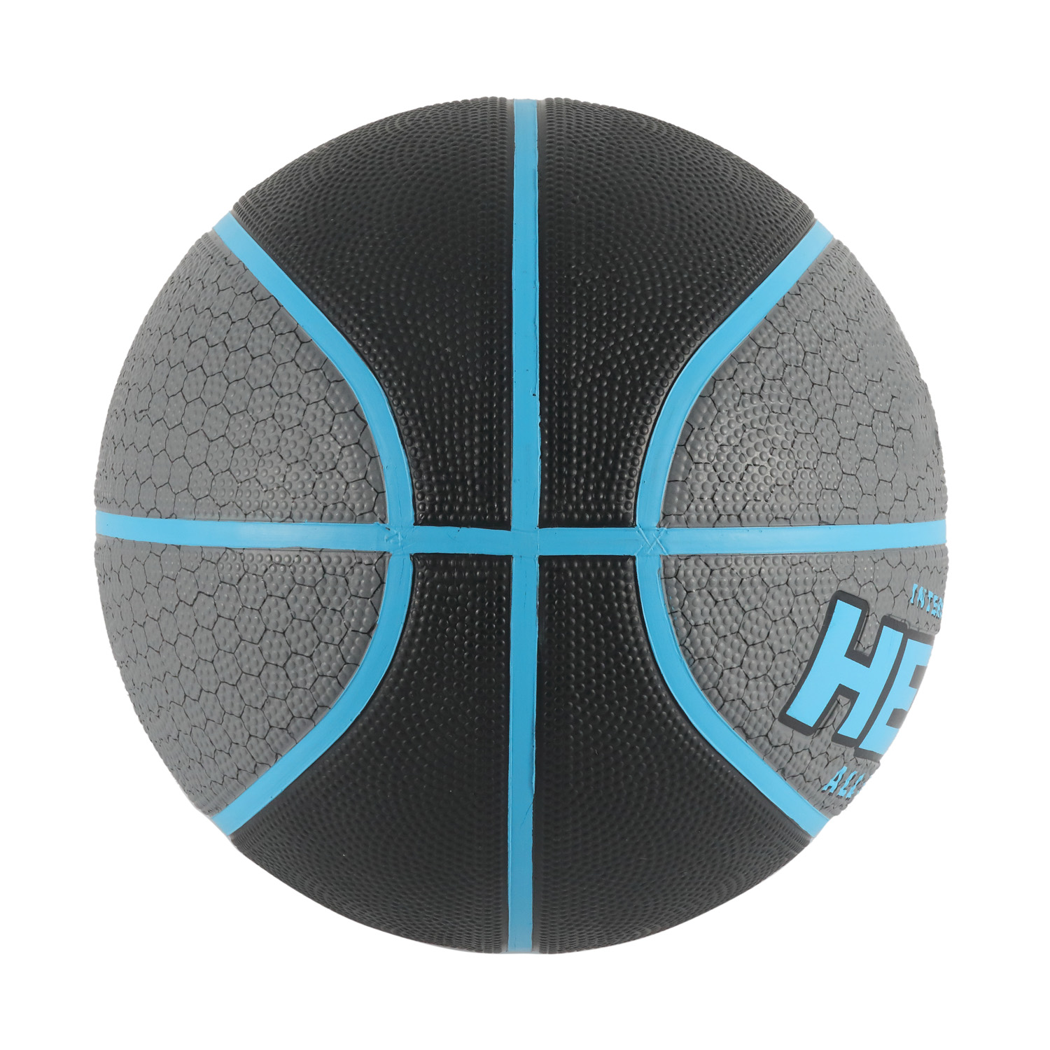 Laminierter Basketball in offizieller Größe mit brauner PVC-Hülle