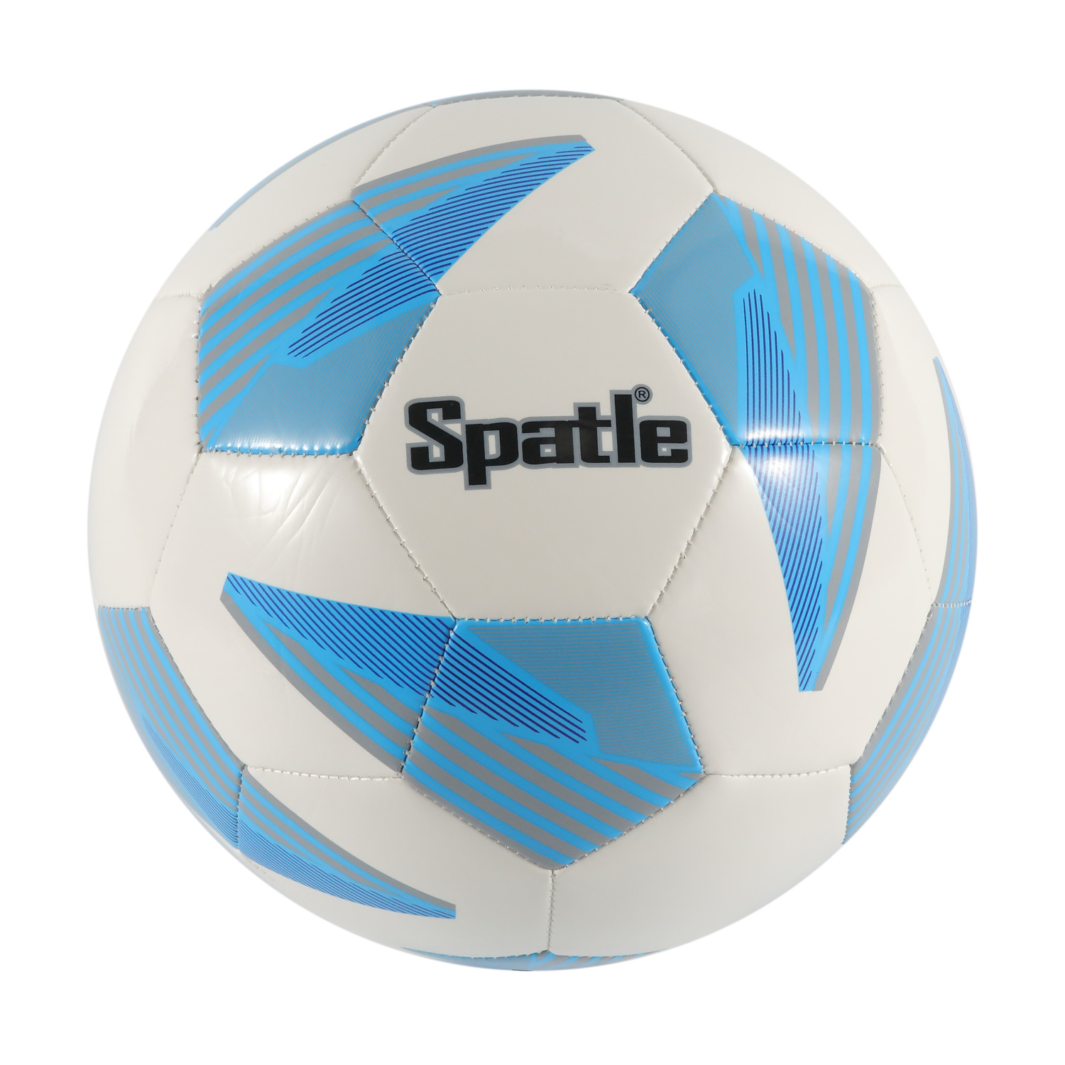 Großhandels-PVC-Abdeckung maschinell genähter Fußball-kundenspezifischer Logo-Fußball-Fußball