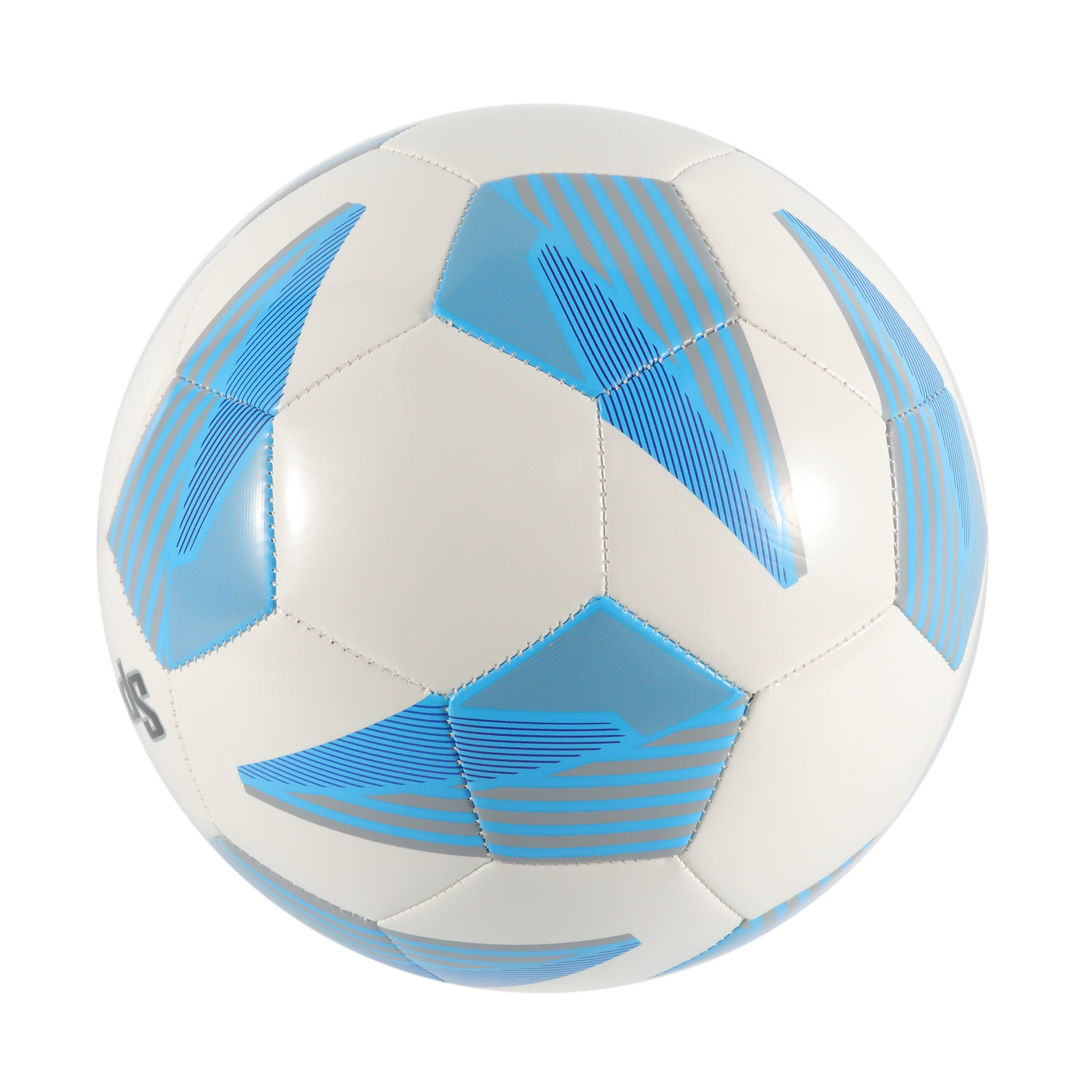Kundenspezifischer Großhandelslogo PVC-Abdeckungs-Fußball-maschinengenähter Fußball